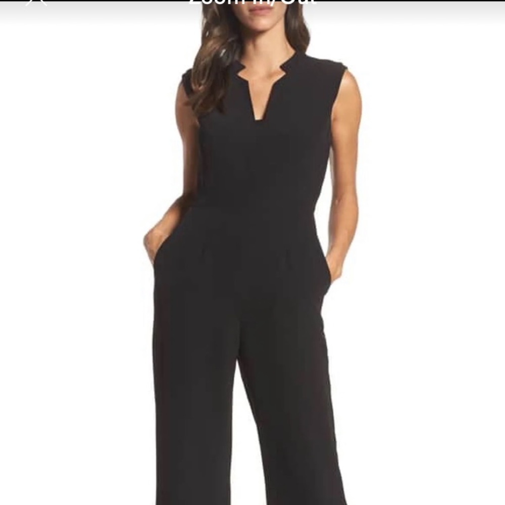 TAHARI Crepe Jumpsuit size 14P